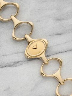 Montre vintage Chopard Lady Ellipse 5031 des années 1970, or jaune 18 carats, cadran champagne, remontage manuel, 30 mm