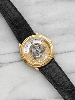 Vintage Audemars Piguet Star Wheel aus den 1990er Jahren, 25720BA, 18 Karat Gelbgold, Automatikwerk mit Sichtfenster, 36 mm