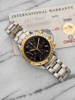 2000s Omega Speedmaster Reduced 3313.5000 Two-Tone Black Dial Auto 40mm