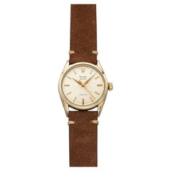 Vintage 1960 Rolex Royal Precision 6426 Two-Tone Champagne Patina Dial Auto 34mm