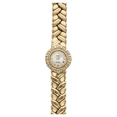 Vintage 1990s Rolex Lady Cellini 2708 18K YG Mother of Pearl Diamond Manual 27mm