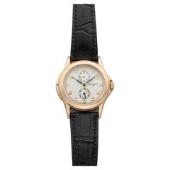 2002 Patek Philippe Travel Time 5134 Manual 18K Rose Gold White Dial 38mm