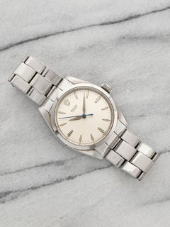 Vintage 1963 Rolex Oyster 6426 Stainless Steel Matte Silver Dial Manual 34mm