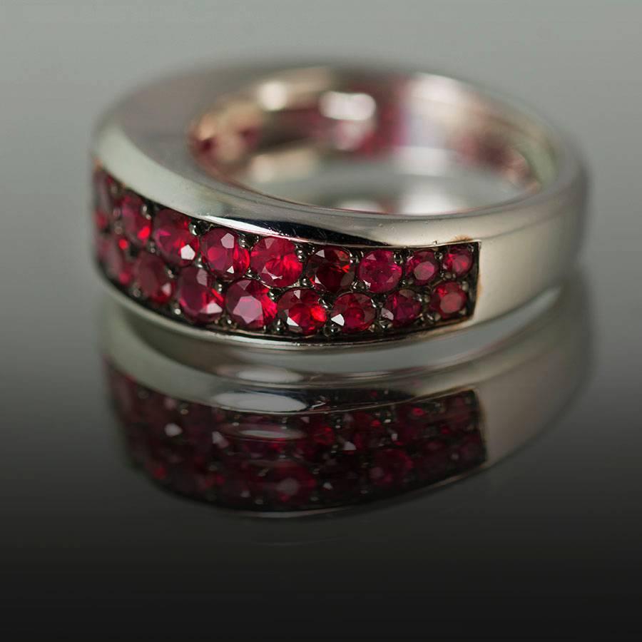 Modern Mauboussin Ruby Gold Ring