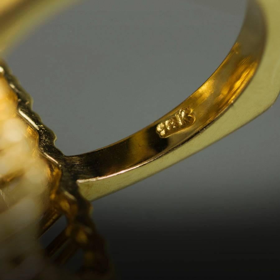Keith Davis Sapphire Diamond Gold Ring  For Sale 1