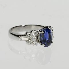 18 Karat Ceylon Saphir-Ring