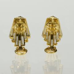 18 Karat Waterfall Diamond Earrings