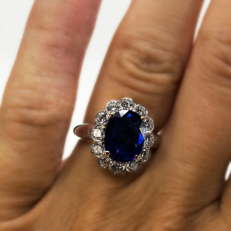 Ceylon Sapphire Ring at 1stDibs