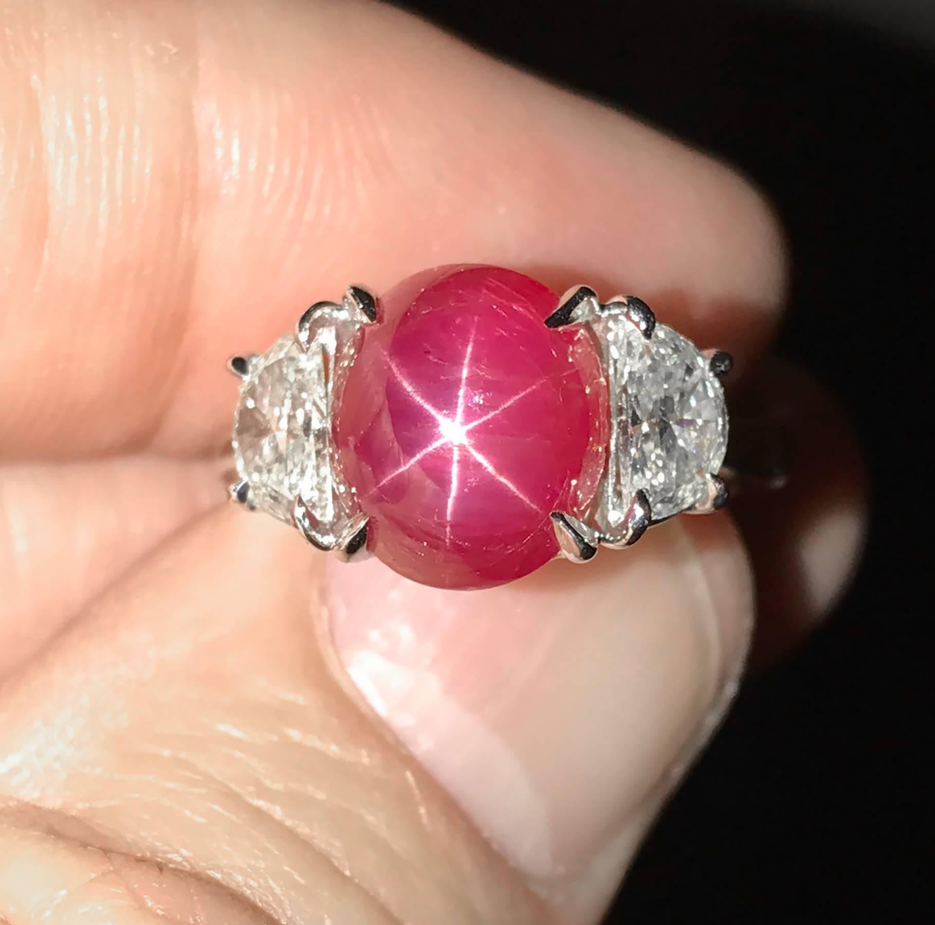 star ruby ring
