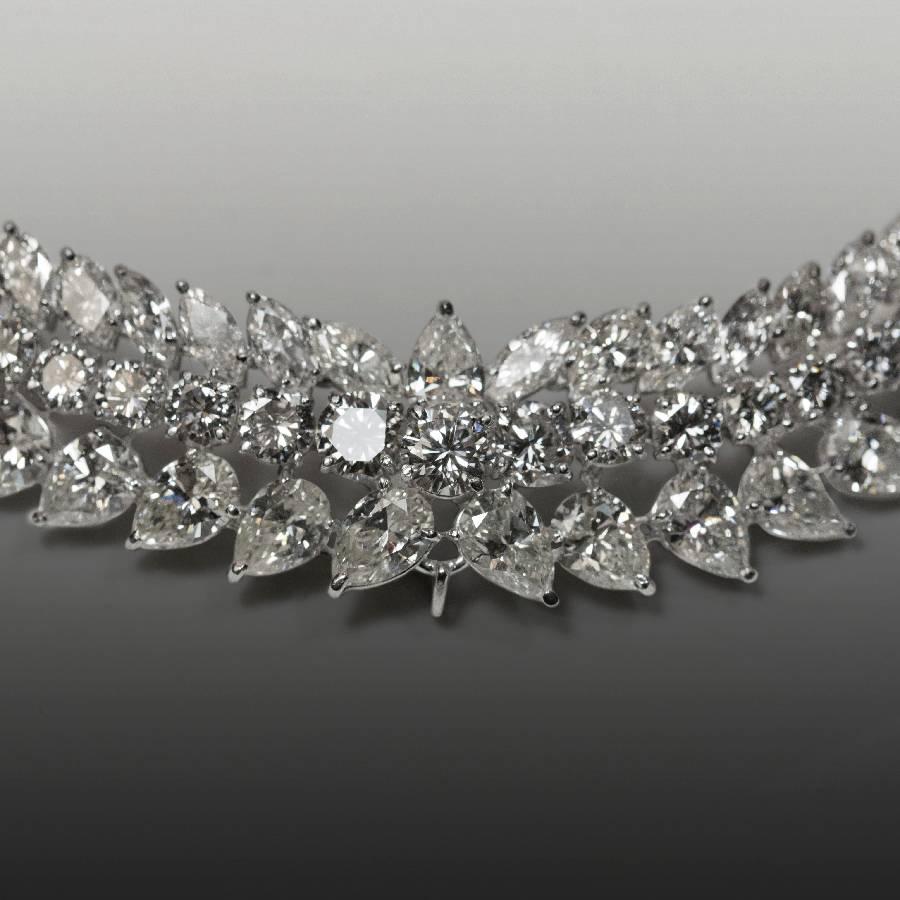Keith Davis Diamant-Platin-Halskette (Moderne)