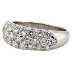 Anello con diamante in platino