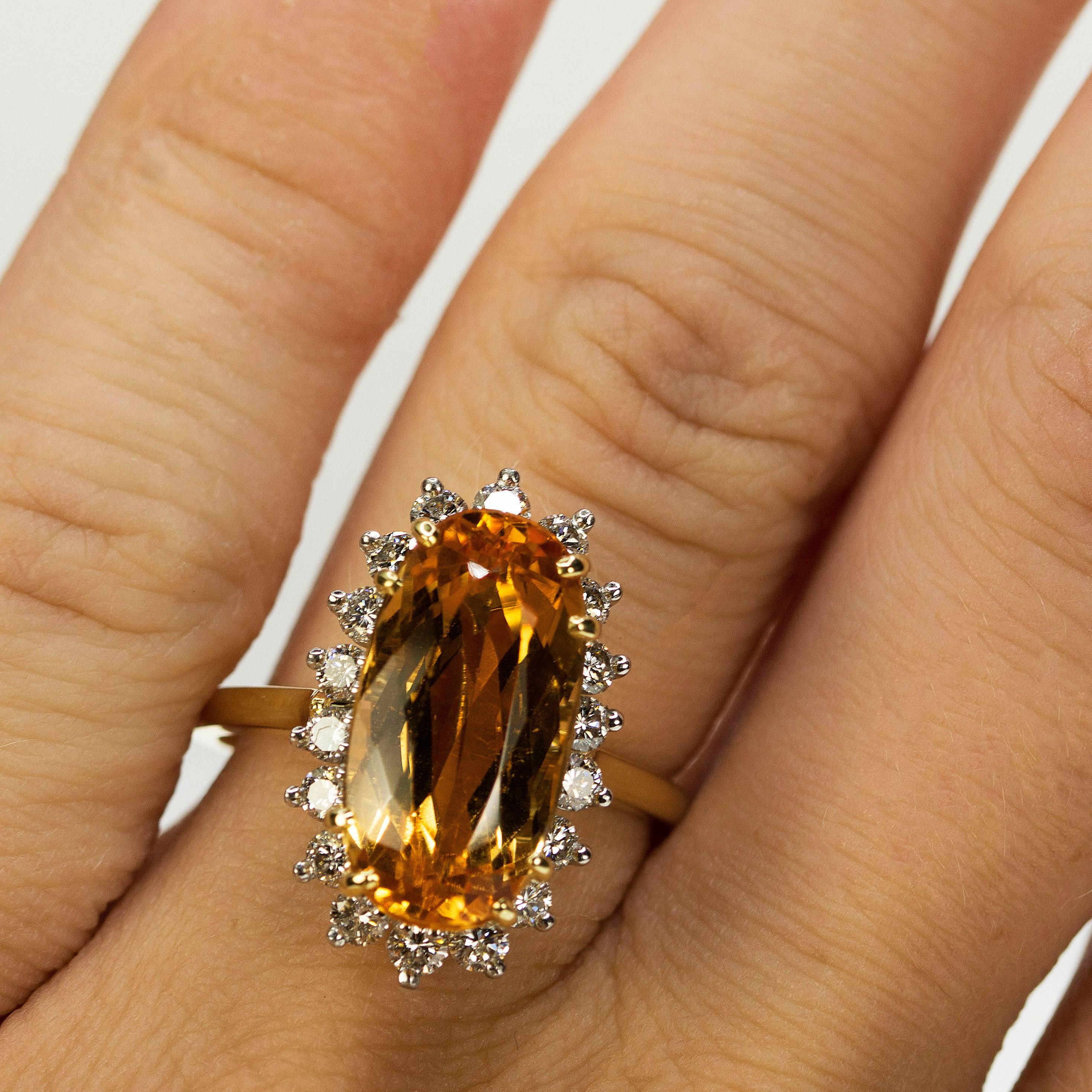 imperial topaz rings for sale