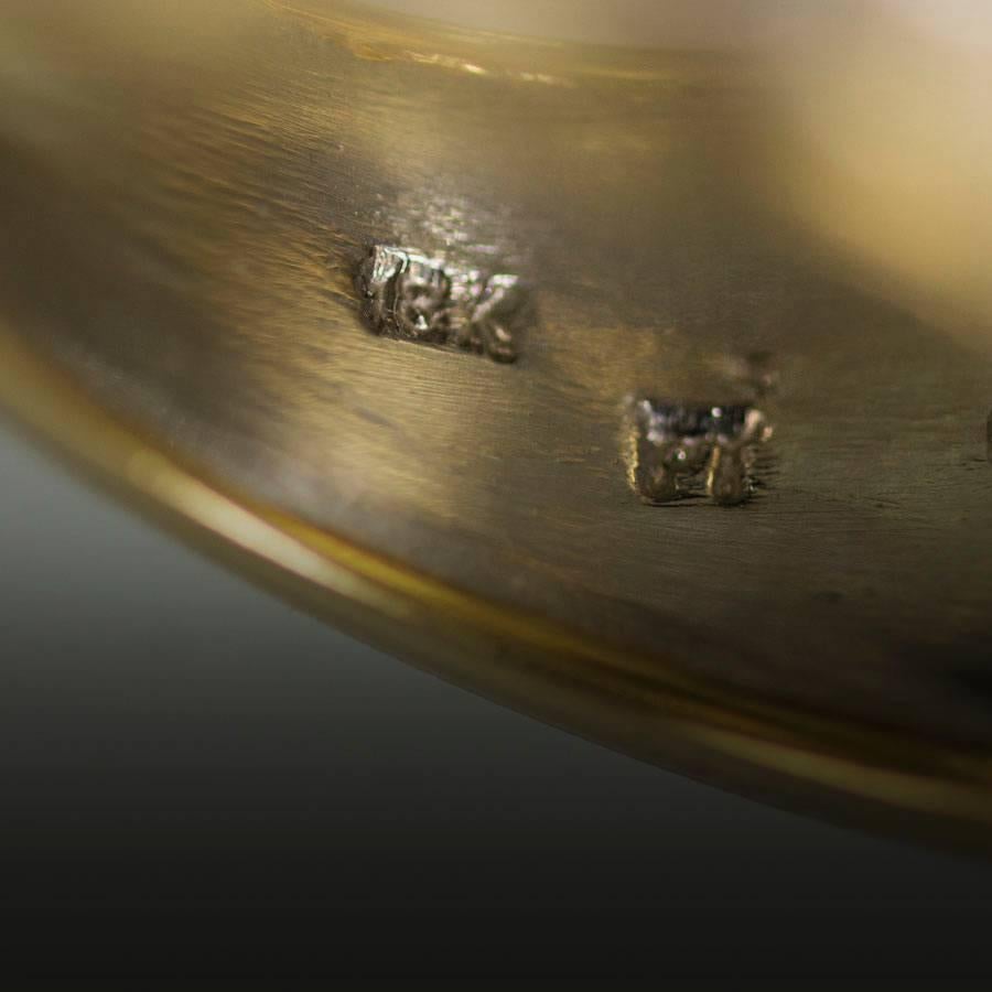 GIA-zertifizierter Fancy Gelber Diamant Gold Platin Ring im Zustand „Hervorragend“ im Angebot in Sarasota, FL