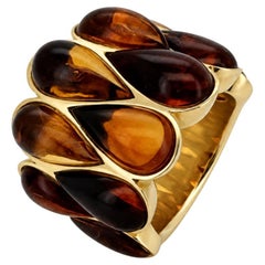 An 18k yellow gold VASARI Citrine Cocktail ring