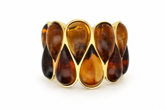 An 18k yellow gold VASARI Citrine Cocktail ring