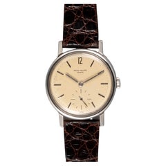 Patek Philippe Antimagnetic 3417 Cream Dial Steel 1962 with Patek Archives