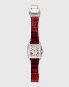 Cartier Santos 100 W20126X8 2878 Silver Dial SS Automatic