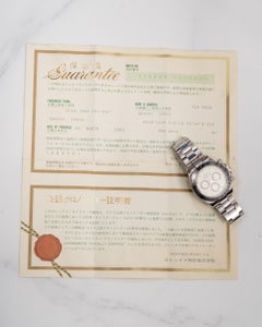 Rolex Daytona 116520 Cream Dial SS P2 Serial 2001 Papers