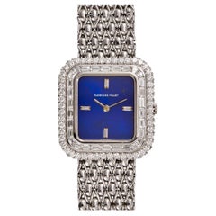 Audemars Piguet Haute Joallerie Lapis Diamond Dial Baguette Diamond Bezel