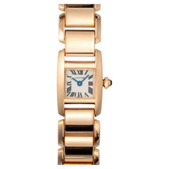 Cartier Tankissime SM W650018H White Dial 18k Rose Gold