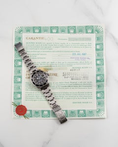 Rolex Submariner 16800 Spider Patina Dial 1987 Box and Papers