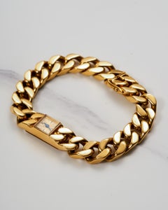 Piaget Montre Gourmette 1001 N10 Armbanduhr mit champagnerfarbenem Zifferblatt, 18 Karat Gelbgold, 1960er Jahre