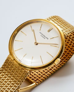 Patek Philippe Calatrava Cream Dial 18k YG 1970s