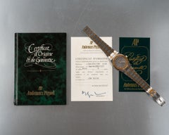 Audemars Piguet Royal Oak SA6303/789, esfera gris, acero/oro amarillo, 1993, con documentación