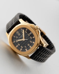 Patek Philippe Aquanaut 5066J-001 Black Dial 18k YG 1990s