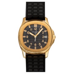 Patek Philippe Aquanaut 5066J-001 Black Dial 18k YG 1990s