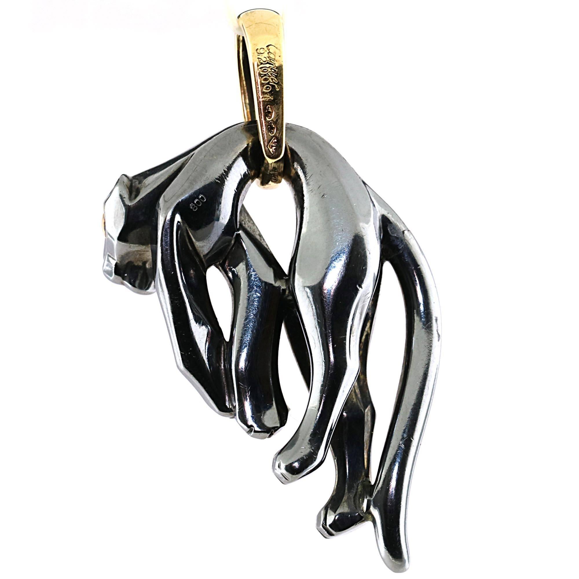 cartier hanging panthere pendant
