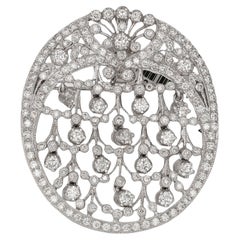 Art Deco Inspired Sonia B. Diamond Necklace Pendant
