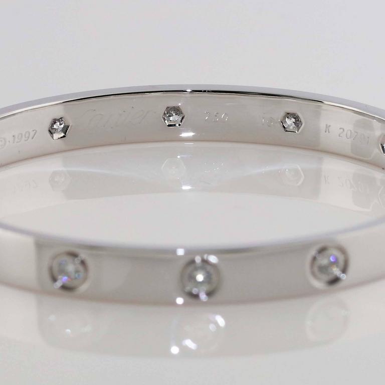 cartier 10 diamond bracelet