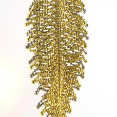 Christian Tse Flexible Platinum and 18 Karat Yellow Gold Bracelet