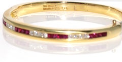 Tiffany & Co. Ruby and Diamond Bangle