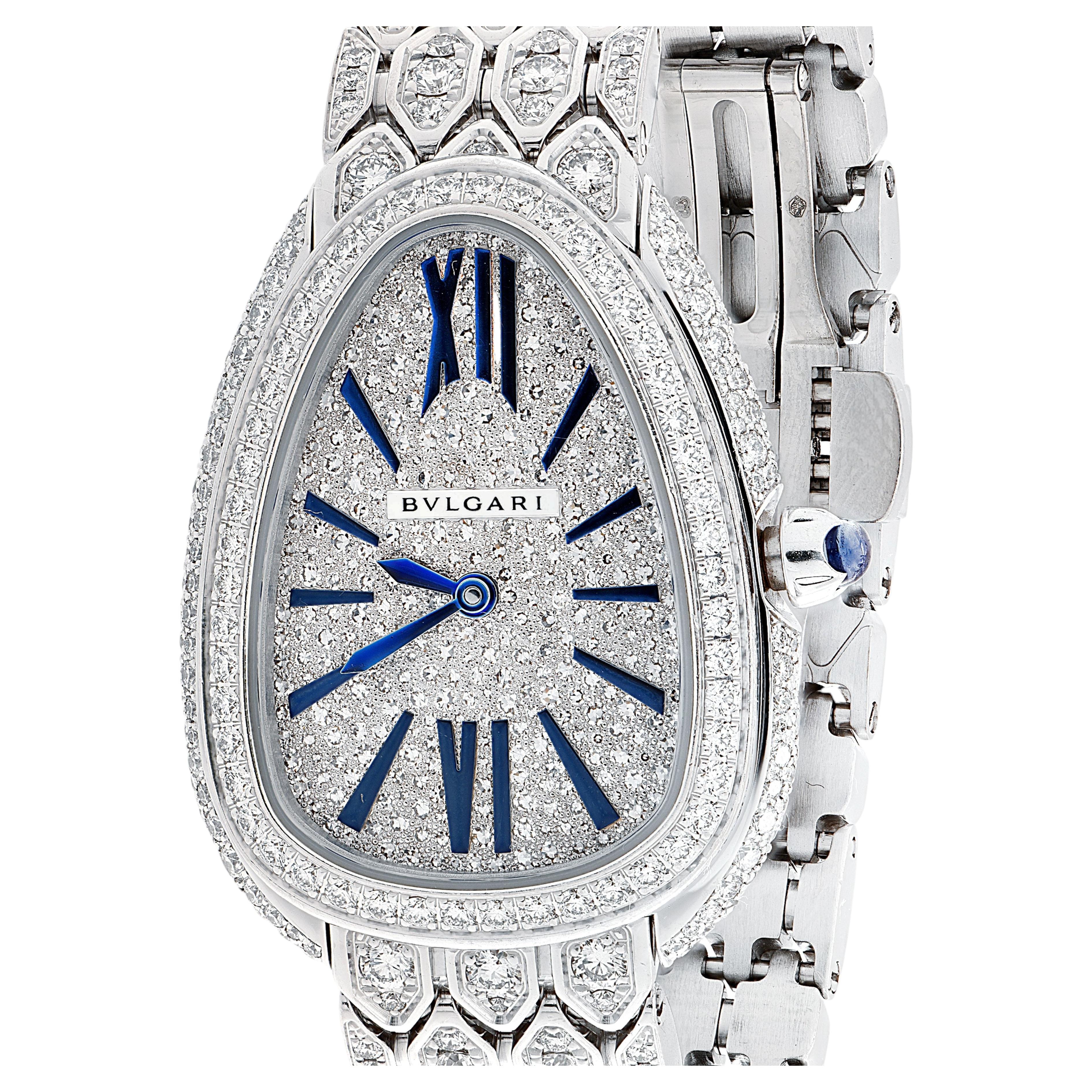 Reloj de alta joyería Bvlgari Serpenti Seduttori Diamond