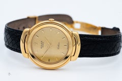 Rolex Cellini 6623 Anniversary Logo Dial, Crocodile Strap & Orignal 18k Buckle
