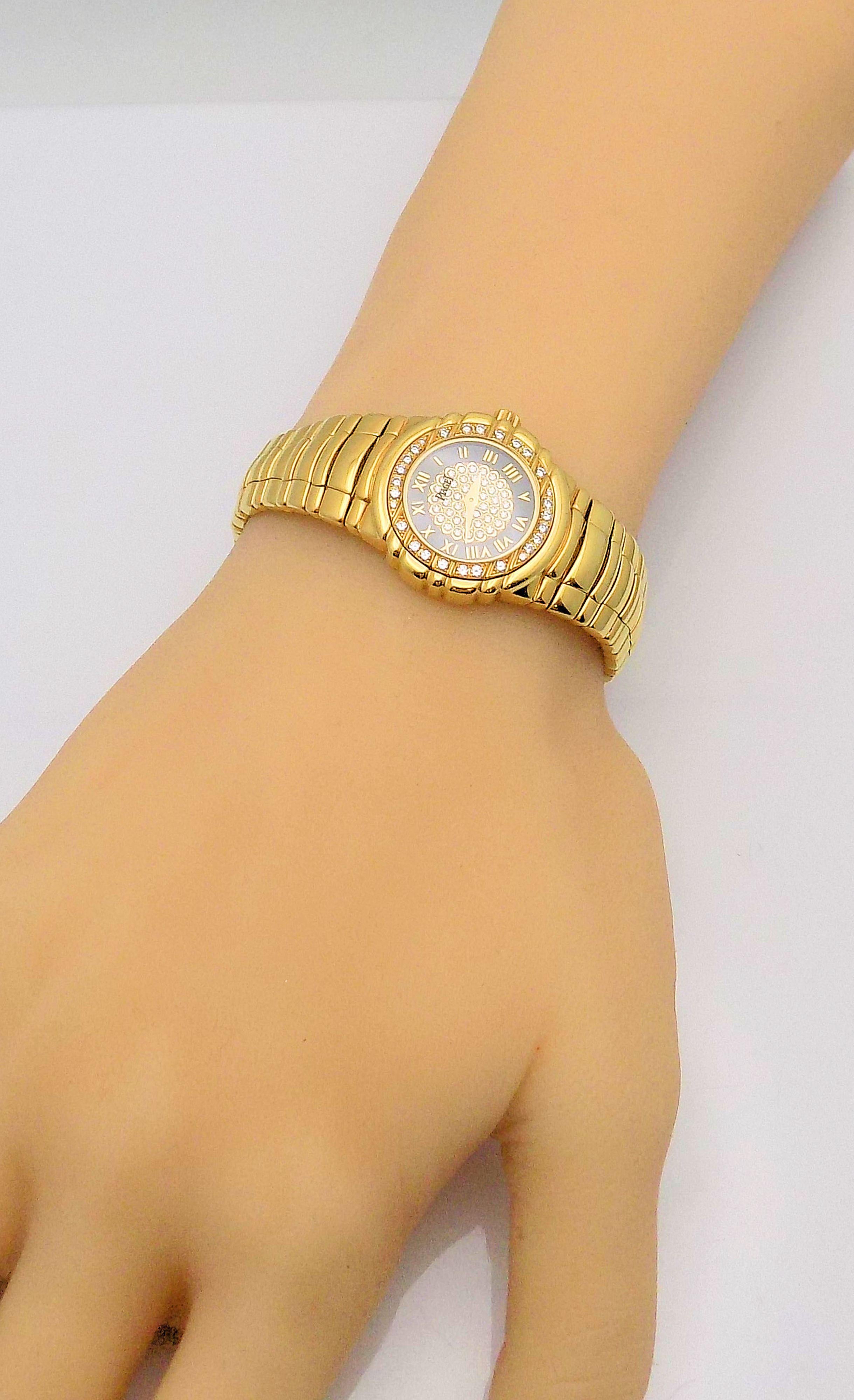 Ladies Diamond Piaget Tanagra Wristwatch For Sale 2