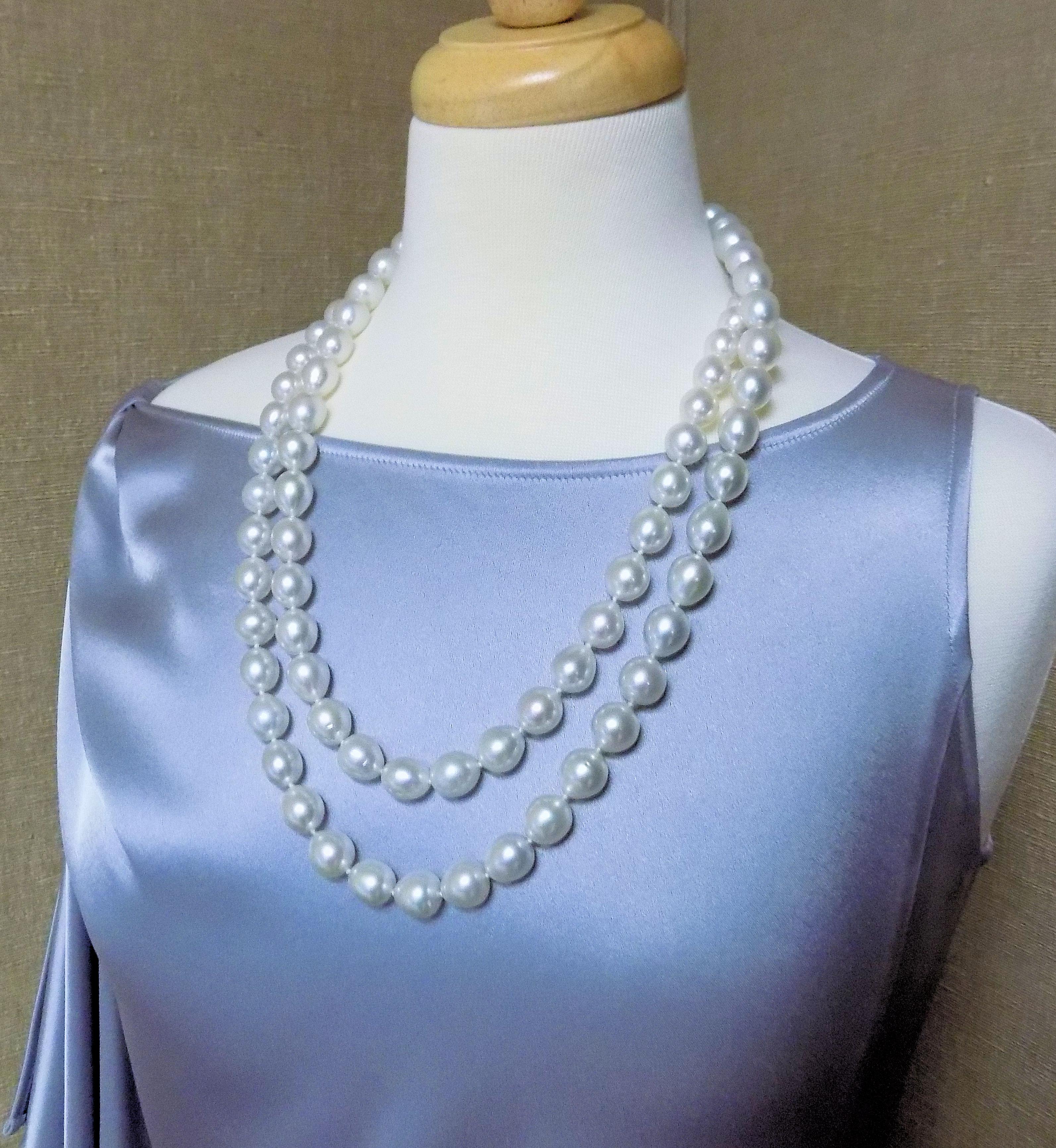 Strand 89 South Sea Cultured Pearls In Excellent Condition For Sale In Dallas, TX