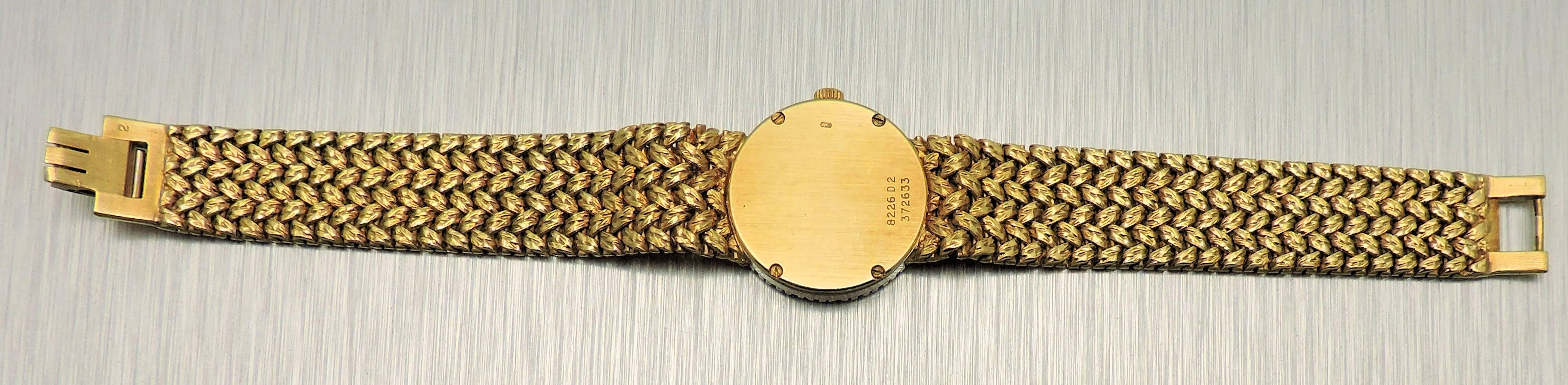 Women's Piaget Yellow Gold Diamond Bracelet Quartz Wristwatch