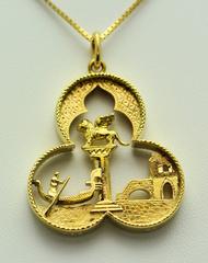1960s G. Nardi Venice Pendant 18K