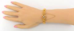 Antique Gold and Diamond Bracelet by Krementz