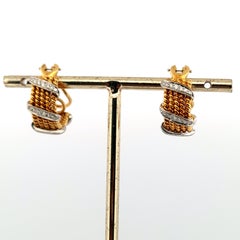 Tiffany & Co. Schlumberger Six-Row Rope Ring in 18-Kt Gold, Platinum, and Diamonds