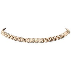 Tiffany 
Co. gold link necklace