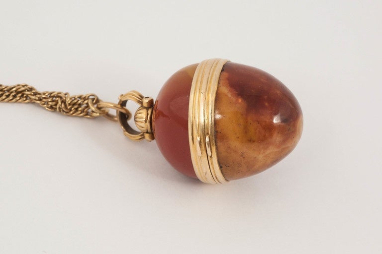 High Victorian 19th Century Vinaigrette on Fob