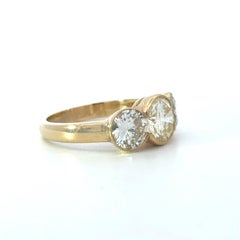 18k 3 Diamond Ring