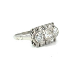 Platinum Art Deco Diamond Ring