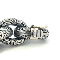 Konstantino Sterling Silver Chunky Chain link Bracelet
