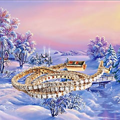 Pulsera de diamantes AJD Delightful, Dazzling, Dreamy Piedra de nacimiento de abril