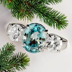 AJD Zesty Zircons to Grace Your Finger in Classic Three Stone Ring